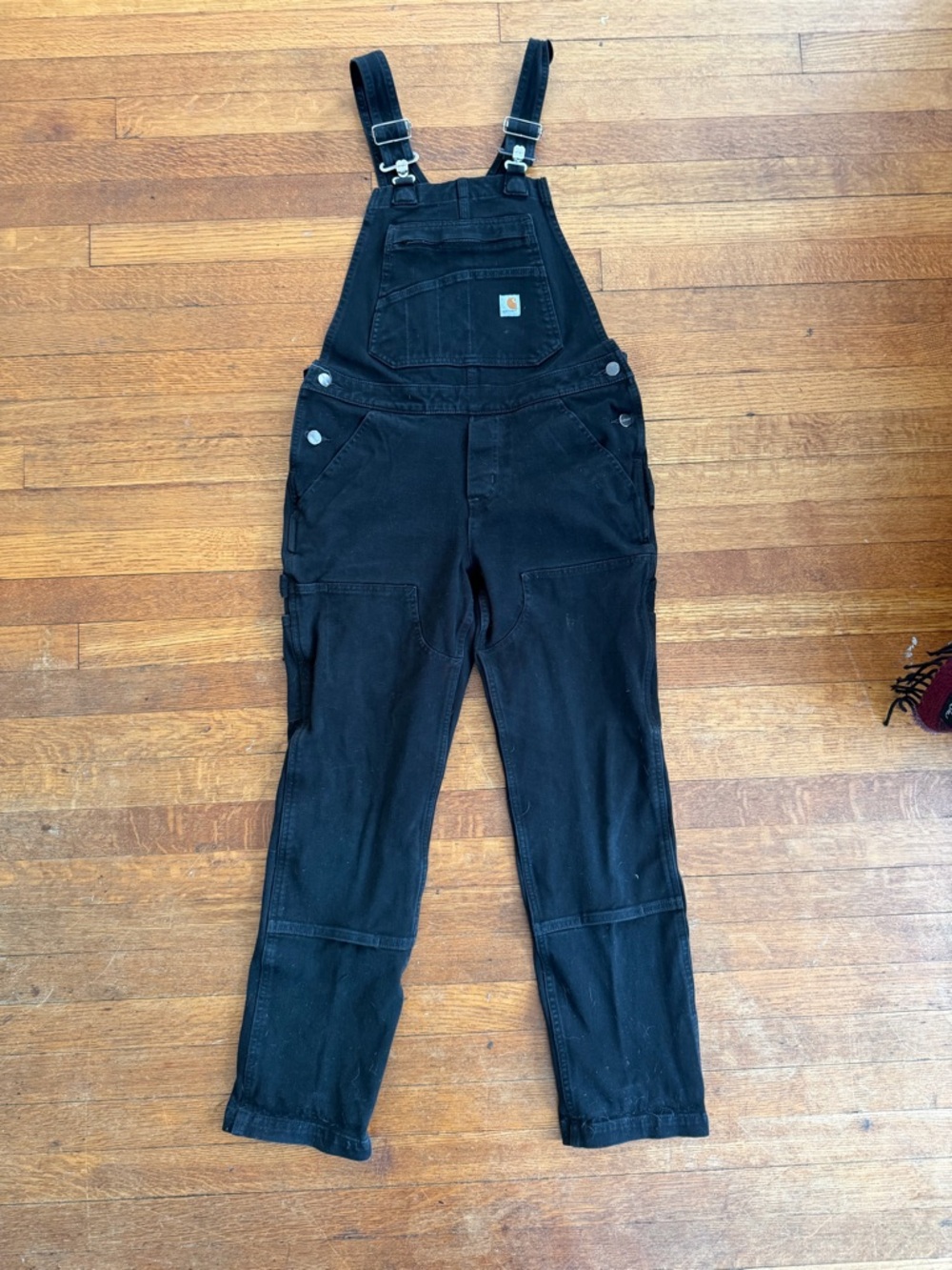 Carhartt Black Workwear Overalls with Utility Pockets Sz S (4/6)